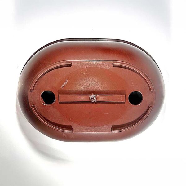 Vaso oval para bonsai em plástico durável, ideal para cultivo e desenvolvimento