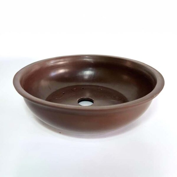 Vaso pequeno redondo de plástico para bonsai, resistente ao sol