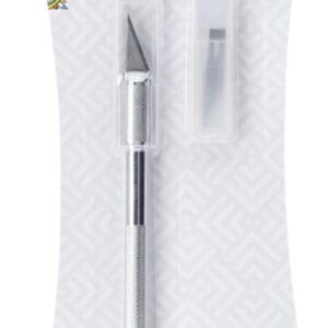 Estilete de Precisão Cabo Metálico para Bonsai – Acompanha 2 Lâminas