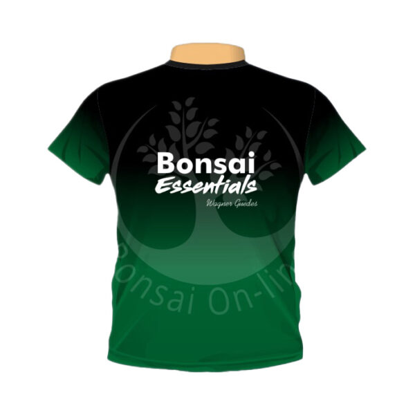 camisa exclusiva bonsai essentials manga curta costas