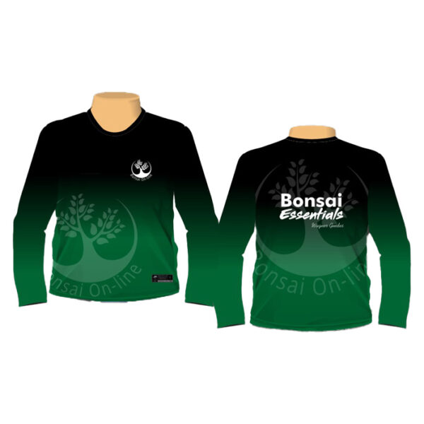 Camisa para praticantes de bonsai